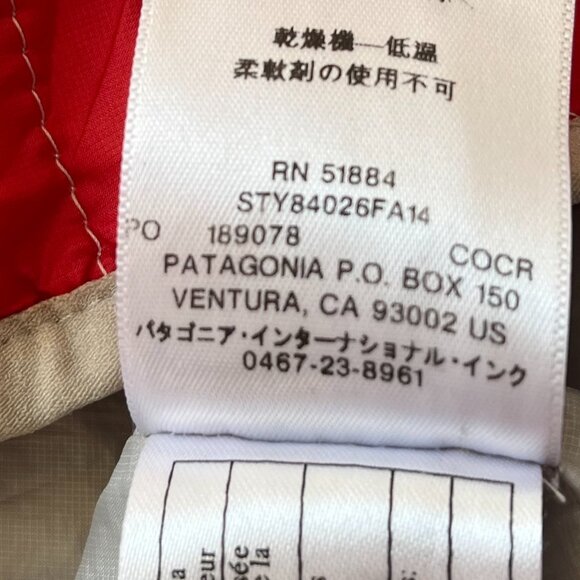Patagonia Red Nano Puff Primaloft Pullover Jacket 1/4 zip - Picture 3 of 3